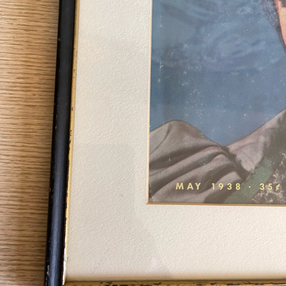 Vintage framed 1930s magazine cover - Picture 12 of 13